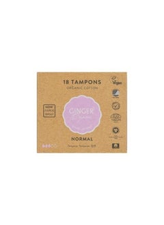 Buy Ginger Organic Tampons Normal 18's in UAE