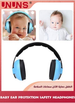 اشتري Baby Ear Defenders,Hearing Protection Ear For Babies Toddlers Infants 0-3 Years,Noise Cancelling Baby Headphones,Noise Reduction Safety Equipment,Against Hearing Damage Improve Sleep,Blue في الامارات