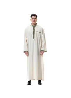 Buy Beautiful Long Sleeve Islamic Thobe for Men in Saudi Arabia