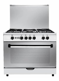 Buy Gas Oven - 5 Burners - 90*60 CM - Made in Saudi Arabia - Silver - GULOV-60*90 in Saudi Arabia