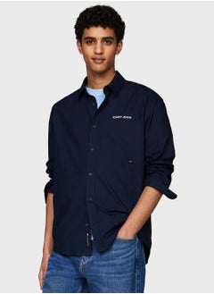 Buy Logo Regular Fit Shirt in Saudi Arabia