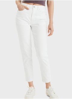 Buy High Waist Mom Jeans in Saudi Arabia