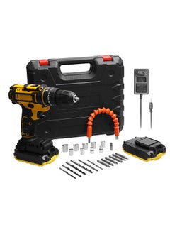 Buy Household 3in1 Multifuctional 21V Electric Drill 3 Working Modes 2 Speed Control Stepless Speed Regulation Rotation Ways Adjustment 25 Gears of Torques Adjustable Lithium Screwdriver in Saudi Arabia