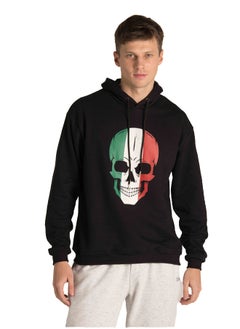 Buy Scull Front Print Hoodie in Egypt