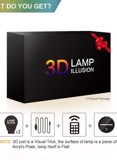 اشتري 3 Pattern 16 Colors 3D Star Wars Night Light Star Wars 3D Lamp Birthday Gifts for Star Wars Fans في مصر