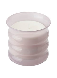 اشتري Scented candle in glass, Jasmine/pink, 50 hr في السعودية