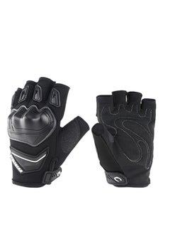 اشتري Bike Gloves Fingerless, Half Finger Gloves, Motorcycle Gloves Fingerless, Cycling Gloves, Fingerless Gloves for Motorcycle Gloves, Outdoor Half Finger Hand Protection for Motorcycle Biking في الامارات