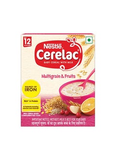 اشتري Nestlé CERELAC Baby Cereal with Milk - Multigrain & Fruits في الامارات