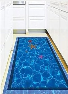 اشتري 3d swimming pool large Wall Stickers home decor bathroom floor art decal removable pvc Wall Sticker في مصر