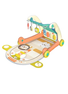 Buy Baby Play Mat with 5 Infant Learning Sensory,Double-Sided Multifunctional Removable Play Piano Panel,Sit-to-Stand Learning Walker for 0-24 Months Boy Girl in Saudi Arabia