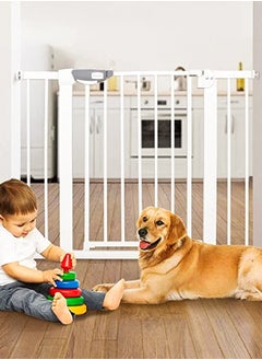 Buy Baby Gate for Stairs & Doorways, Extra Wide Baby Safety Door Gates,Pet Dog Gate, Auto Close Pressure Mounted Walk Thru Child Gate,NO Drilling (Gate) in Saudi Arabia