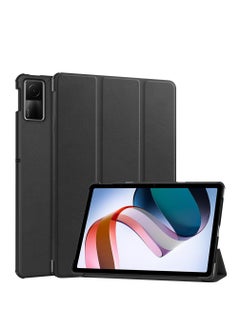 Buy Case For Xiaomi Redmi Pad SE 11 Multi-Viewing Angles All New PU Leather Smart Cover with Auto Sleep Wake Feature Slim Flip Shell Case for Redmi Pad 11 (Black) in UAE