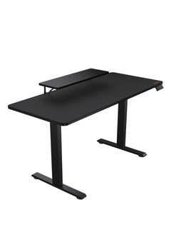 اشتري E-STAR 140 Gaming Desk, Full Desk Mouse Pad, Removable Monitor Stand, Shields for Transmission Shaft & Motor, Cable Tray for Easy Management, Headset Hook, Black | 3MSTA3WB.0001 في الامارات