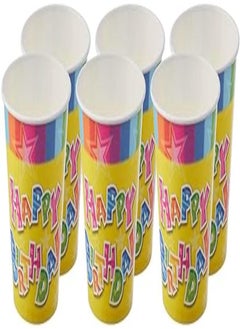 Buy Party happy birthday print paper cups set, 854174/6 multi color set of 6 in Egypt