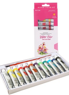 Buy 12ml 12 Color Watercolor Paint For Students And Artists Aluminum Tube Shaped Watercolor Paint in Saudi Arabia