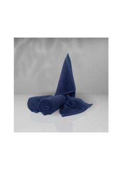 Buy Towel 100% Cotton From Hammam Home 30*50 Color navy in Egypt