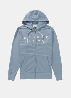 Buy AE Logo Graphic Zip-Up Hoodie in Egypt