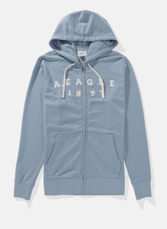 Buy AE Logo Graphic Zip-Up Hoodie in Egypt