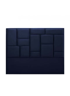 Buy H111 | Velvet headboard - Dark Blue in Saudi Arabia