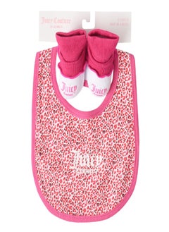 Buy Juicy Couture Hat and Bootie Baby Gift Set Wild Orchid in Saudi Arabia