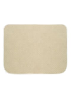 Buy Interdesign Idry Bath Mat 18 X 24 Inch Wheat in UAE