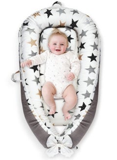 اشتري لينة وتنفس سرير الطفل المولود الجديد قابل للتعديل المحمولة سرير الطفل السرير تكبب مناسبة لمدة 0-12 شهرا في الامارات