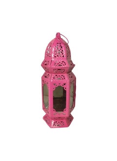 Buy Ramadan Lantern Metal Window Glass - Fuchsia Decorative Islamic Flower Shape - Unique Design Decorative Look in Egypt