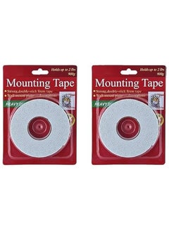 Buy White double face adhesive mounting tape - multi-purpose, 2 pieces in Egypt