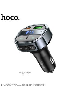 Buy PD 30W Fast Car Charger With Super Sound BT FM Transmitter in UAE