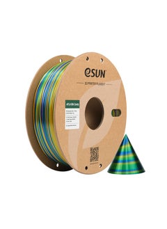 Buy eSUN Silk Candy PLA Filament 1.75mm, Silky Multicolored 3D Printer Filament PLA, Gradient Changing 1KG Spool (2.2 LBS) for 3D Printers,Gold Blue Green in UAE