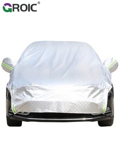 Buy Half Car Cover for All Weather Car Body Covers, Top Half Car Cover Outdoor Indoor for All Season Waterproof Dustproof UV Resistant Universal (Fit SUV, Length 208.7"*Width 94.5") in UAE