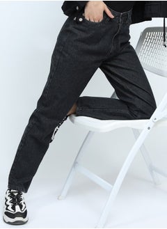 Buy Dark Wash Mid Rise Jeans in Saudi Arabia