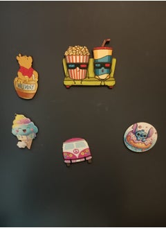 Buy Cute Cartoon Decorative Fridge Magnets (5 Pieces) - Mini Fridge Magnets in Egypt