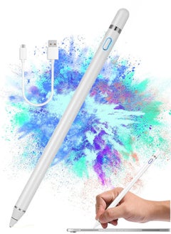 Buy Stylus Pen with Palm Rejection Compatible with iPad Pro 11 Touch Screen for IOS / Android System With Cable in Saudi Arabia