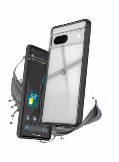 Buy Black Crystal Clear for Pixel 7 Case, Ultra Slim Black Crystal Clear Case [Shockproof with AirbagCorner Technology & mmWave 5G Window] for Google Pixel 7 Phone Case in Saudi Arabia