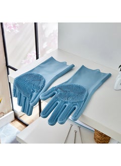 اشتري Alina 2-Piece Gloves with Hand Scrubber Set 15 x 31 x 1 cm في الامارات