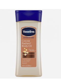 Buy Vaseline Care Cocoa Radiant Body Oil White 200ml in Saudi Arabia