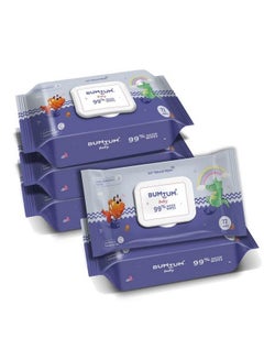 Buy Baby Gentle 99% Pure Water Soft Moisturizing Wet Wipes With Lid ; Aloe Vera & Chamomile Extracts ; Paraben & Sulfate Free (Pack Of 5 72 Pcs. Per Pack) in UAE