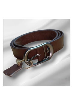 Buy Men's Leather Belt  Elegant Design that Adds a Touch of Elegance to your Look -125CM in Egypt