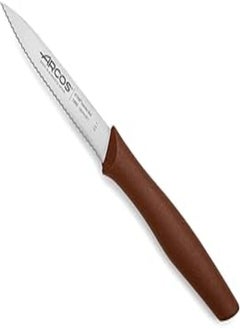 Buy Arcos Nova Serrated Peeling Knife - Brown, 100mm in Egypt