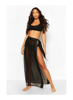 Buy Essentials Satin Tie Beach Sarong in Saudi Arabia