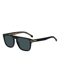 Buy Men's UV Protection Rectangular Sunglasses - Boss 1599/S Black Millimeter - Lens Size: 56 Mm in Saudi Arabia