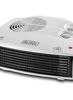 اشتري BLACK+DECKER 2400W Horizontal Fan Heater White HX230-B5 في الامارات
