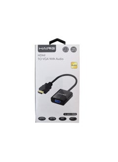 Buy HDMI converter To VGA with Audio HAING Hl-2003-HVAU in Saudi Arabia