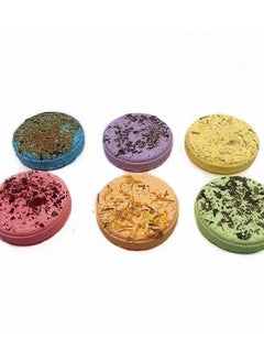 Buy 6-Piece Sea Salts Bath Bomb Set Multicolour 60grams in UAE