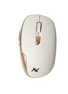 Buy L'AVVENTO 2.4GHz Wireless Mouse - White*Gold MO34W in Egypt