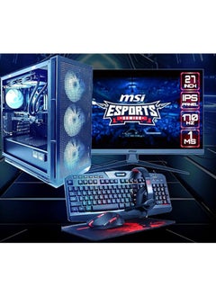 اشتري NANOTECH GAMING PC BUNDLE G2722 27 INCH 165Hz MONITOR, INTEL CORE i7-11700, RTX 3060TI 8GB OC, 32GB DDRG RAM, 2TB NVME SSD, AIO LIQUID COOLER, WINDOWS 10 PRO INCLUDES HEADSET, KEYBOARD AND MOUSE في الامارات