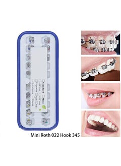 Buy 20 pieces, including tooth model mini Roth bracket Roth 022 slot glueable, with hook 345 in Saudi Arabia