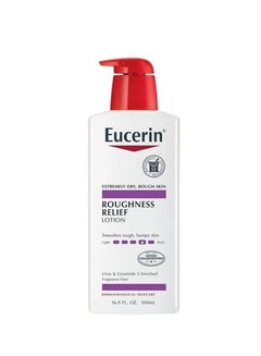 Buy Eucerin Roughness Relief Body Lotion, Unscented Body Lotion for Dry Skin, 16.9 oz Pump Bottle in Saudi Arabia