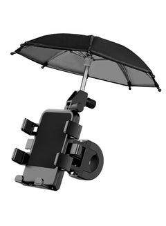 اشتري Mini Mobile Phone Holder Umbrella Suction Cup Stand Anti-Refection Block  Adjustable Hippo Phone Stand Sun Visor , Sun Shade Cover, Sun Shield for Bicycle Motor Bike في السعودية